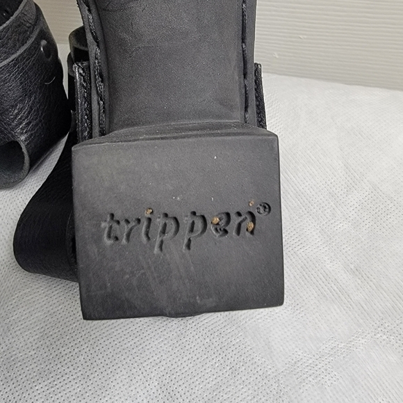 Trippen Fancy platform sandals happy geisha black leather size36 - Picture 11 of 16